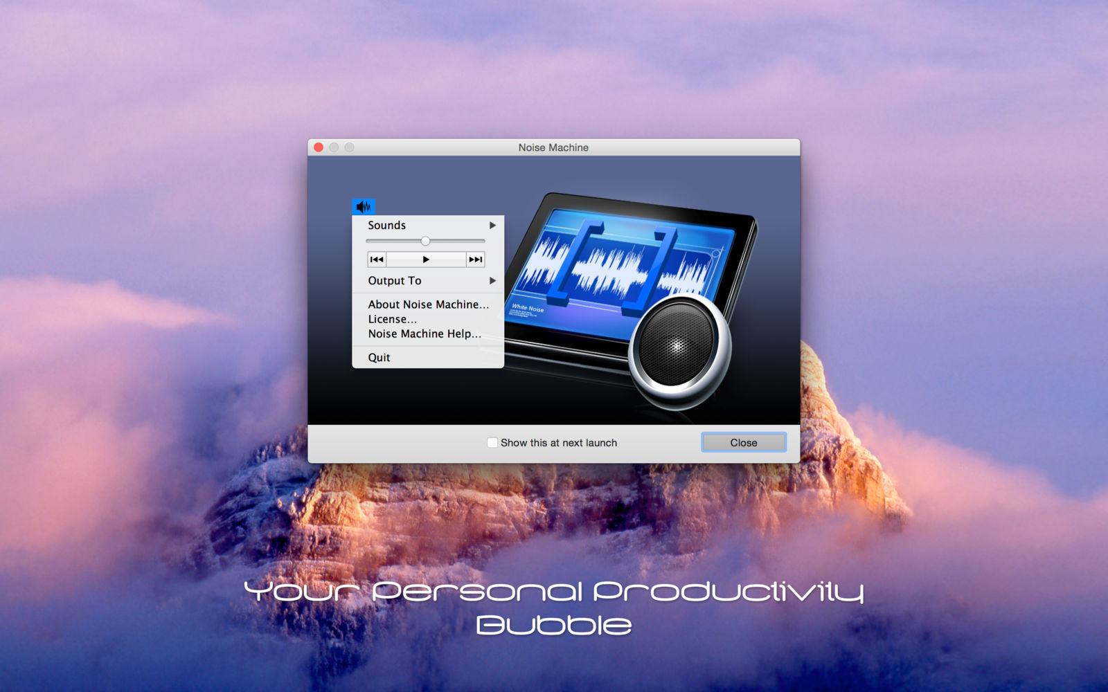 Noise Machine 1.19 for Mac|Mac版下载 | 白噪声和自然声发生器