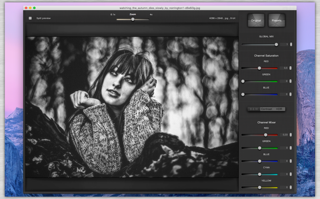Black & White Studio 1.2 for Mac|Mac版下载 | 制作黑白摄影作品