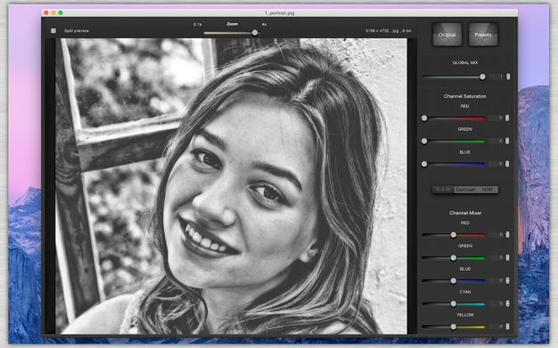Black & White Studio 1.2 for Mac|Mac版下载 | 制作黑白摄影作品