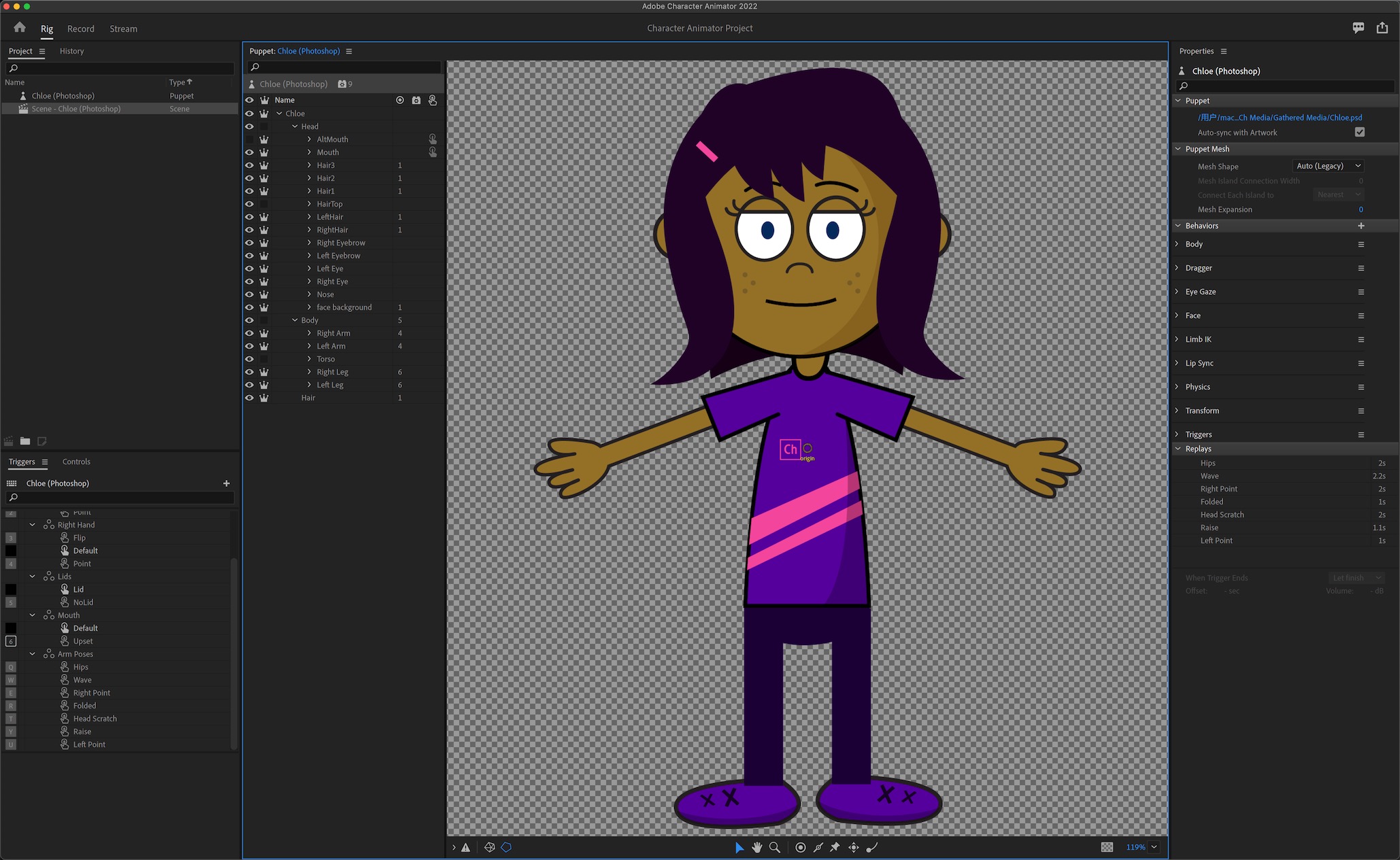 Adobe Character Animator 2022 22.3 for Mac|Mac版下载 | 动作捕捉实时生成动画