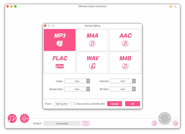 DRmare Audio Converter 2.6.0 for Mac|Mac版下载 | 将DRM音乐转成MP3