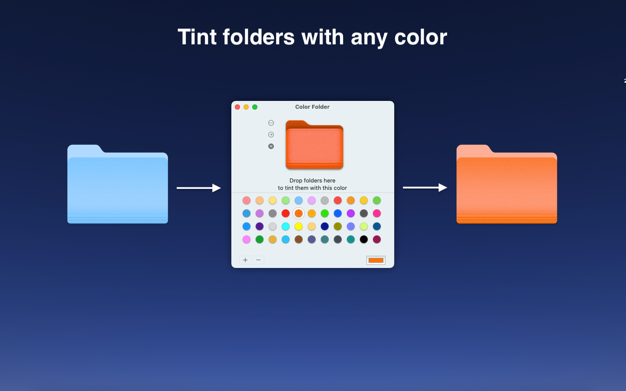 Color Folder - Custom Color 2.7 for Mac|Mac版下载 | 自定义文件夹颜色