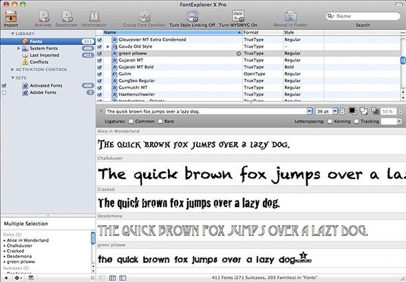 FontExplorer X Pro 7.3.0 for Mac|Mac版下载 | 字体管理工具