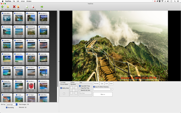 FotoTime 1.1 for Mac|Mac版下载 | 在照片上显示日期