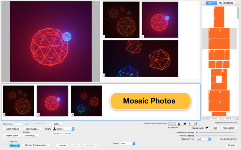 Mosaic - Photo Collage, Blend and Tile 1.1.1 for Mac|Mac版下载 | 照片拼贴软件