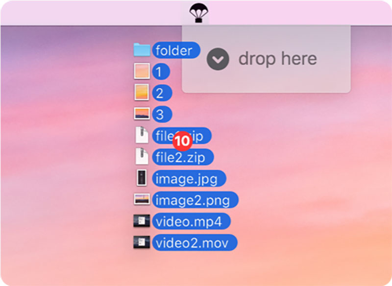 AnyDrop 1.4 for Mac|Mac版下载 | 菜单栏多功能拖放工具