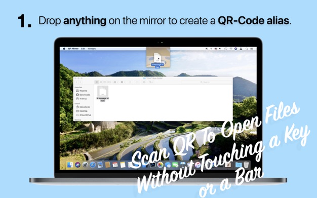 QR Mirror 1.3 for Mac|Mac版下载 | 用二维码打开文件