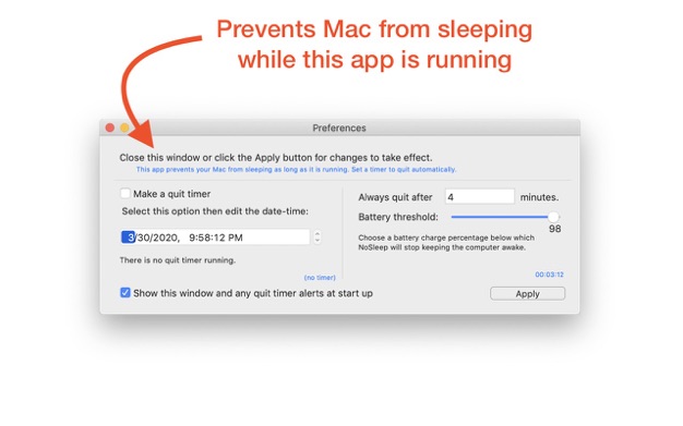 NoSleep 1.1.7 for Mac|Mac版下载 | 阻止电脑自动休眠