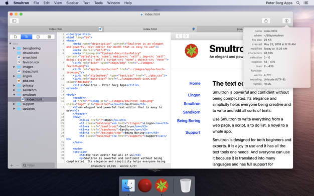 Smultron 12 12.5.3 for Mac|Mac版下载 | 文本编辑器