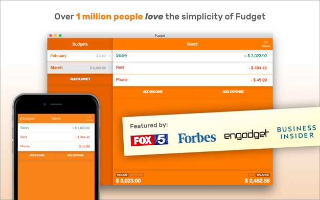 Fudget 1.9.4 for Mac|Mac版下载 | 个人理财软件