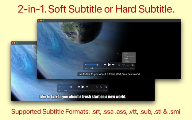 Video Subtitler 3.0 for Mac|Mac版下载 | 为视频添加字幕