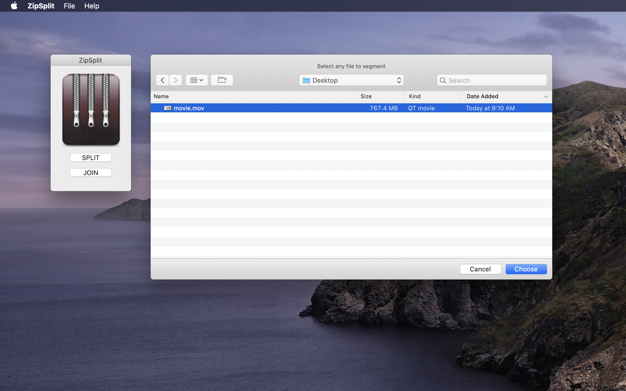zipsplit 2.4 for Mac|Mac版下载 | 文件分割工具