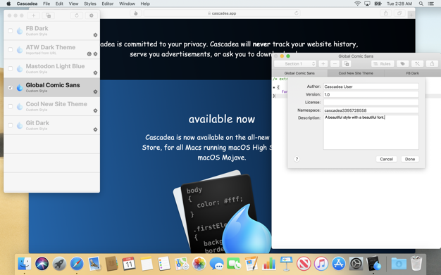 Cascadea 2.1.3 for Mac|Mac版下载 | 网站样式CSS管理器