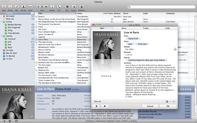 CDpedia 6.2.1 for Mac|Mac版下载 | CD音乐收藏管理程序