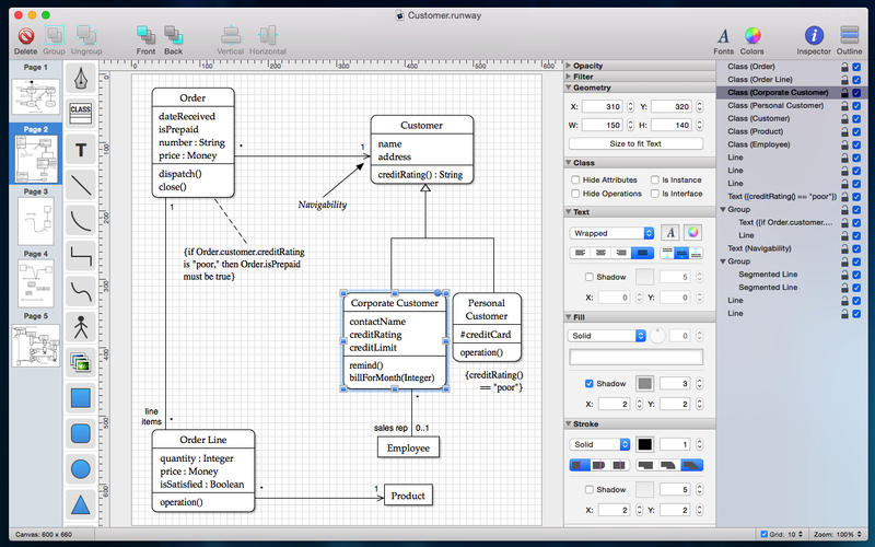 Runway 2.0 for Mac|Mac版下载 | UML设计工具