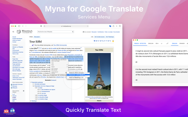 Myna for Google Translate 2.3 for Mac|Mac版下载 | 翻译工具
