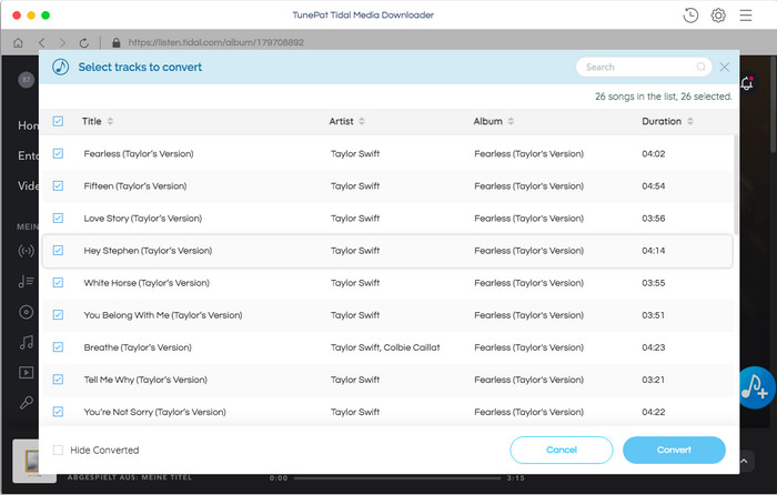 TunePat Tidal Media Downloader 1.4.0 for Mac|Mac版下载 | 网络音乐下载器