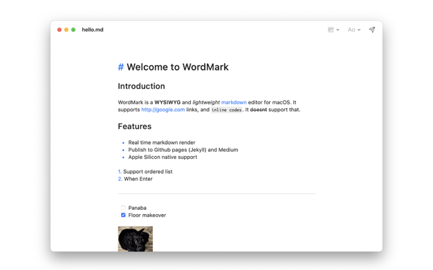 WordMark 3 49 for Mac|Mac版下载 | 轻量级Markdown编辑器