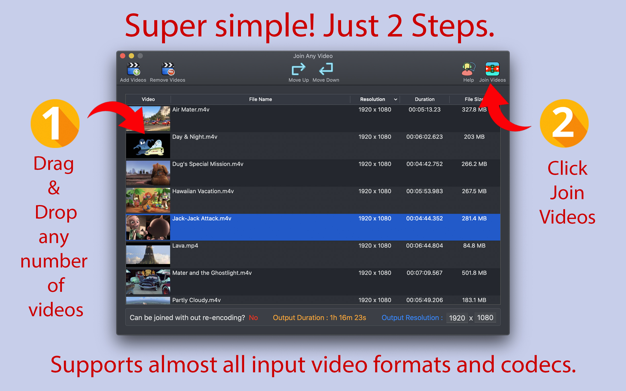 Join Any Video 3.0.2 for Mac|Mac版下载 | 视频合并工具