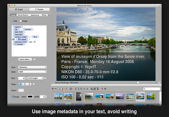 Watermark Sense 1.4.2 for Mac|Mac版下载 | 批量图像水印工具
