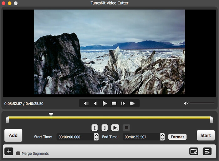 TunesKit Video Cutter 2.3.0.45 for Mac|Mac版下载 | 无损且轻松地剪辑视频