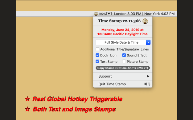 Time Stamp 2.50 for Mac|Mac版下载 | 