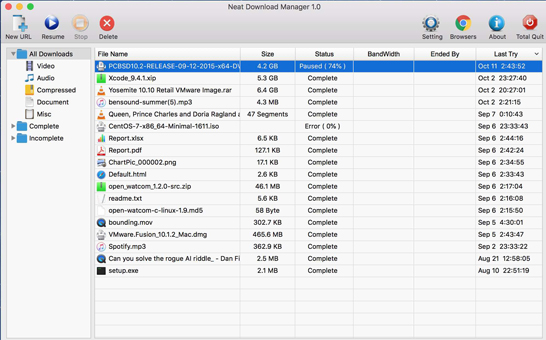 Neat Download Manager 1.3 for Mac|Mac版下载 | 下载工具