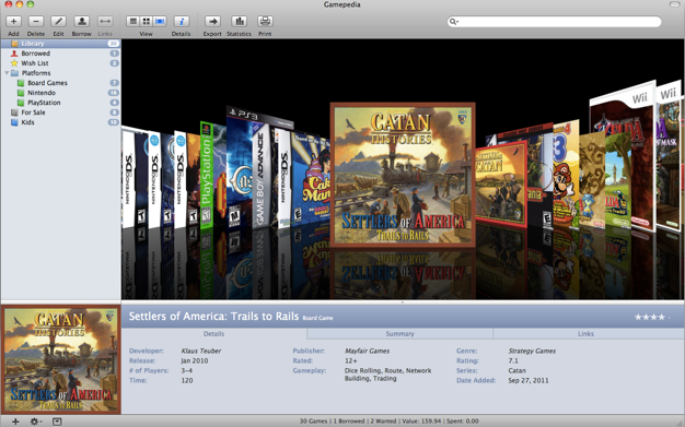 Gamepedia 6.1.1 for Mac|Mac版下载 | 游戏收藏管理工具