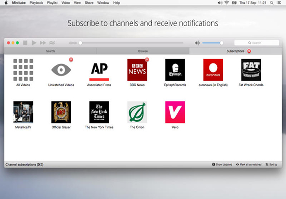 Minitube 3.9 for Mac|Mac版下载 | YouTube客户端