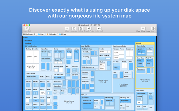 Disk Map 2.6 for Mac|Mac版下载 | 磁盘监控管理工具