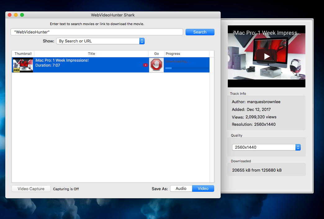 WebVideoHunter Pro 6.3.1 for Mac|Mac版下载 | 网页视频下载