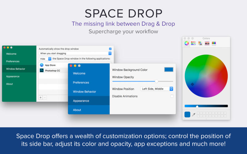 Space Drop 1.8.2 for Mac|Mac版下载 | 拖放工具