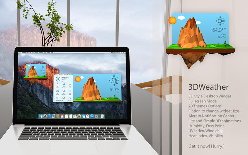 3DWeather 3.8 for Mac|Mac版下载 | 天气应用