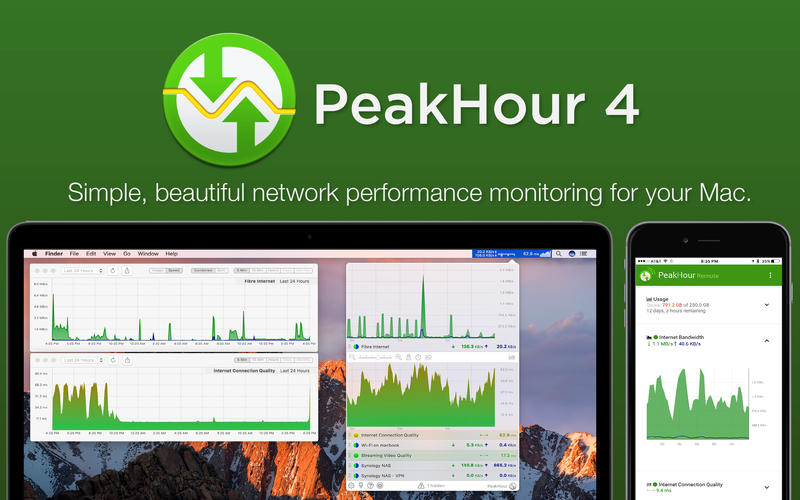 PeakHour 4 4.1.14 for Mac|Mac版下载 | 菜单栏的网络监控工具