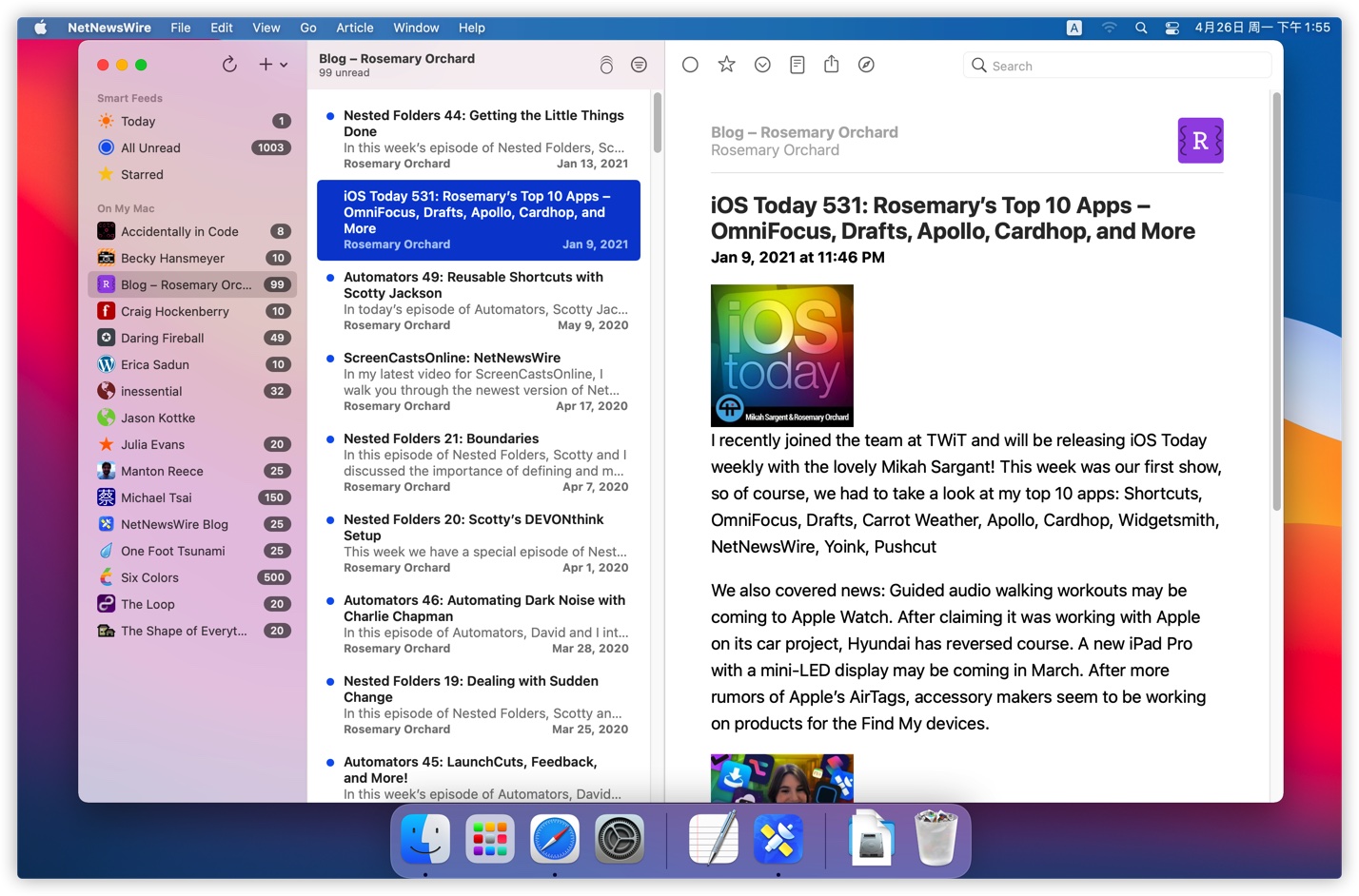 NetNewsWire 6.0.2 for Mac|Mac版下载 | 新闻订阅软件