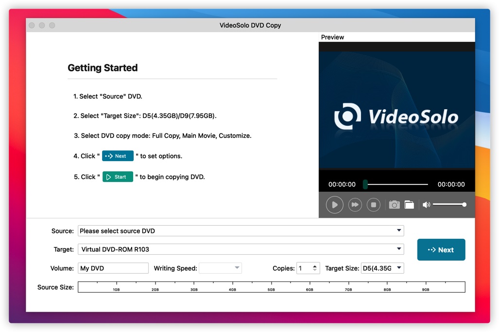 VideoSolo DVD Copy 1.0.16 for Mac|Mac版下载 | DVD复制工具