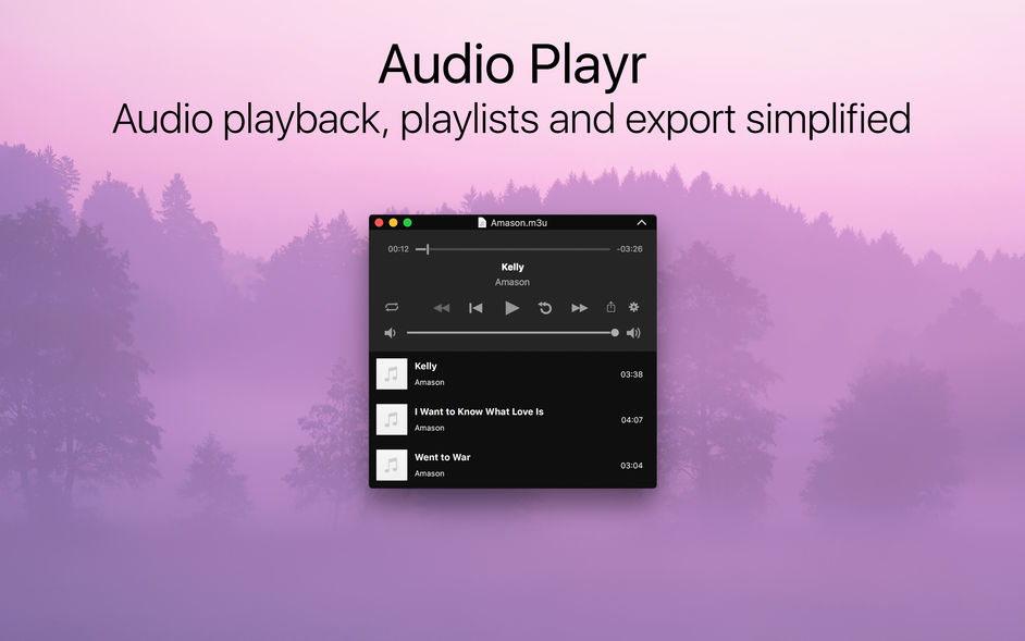 Audio Playr 2.3.1 for Mac|Mac版下载 | 音频播放器