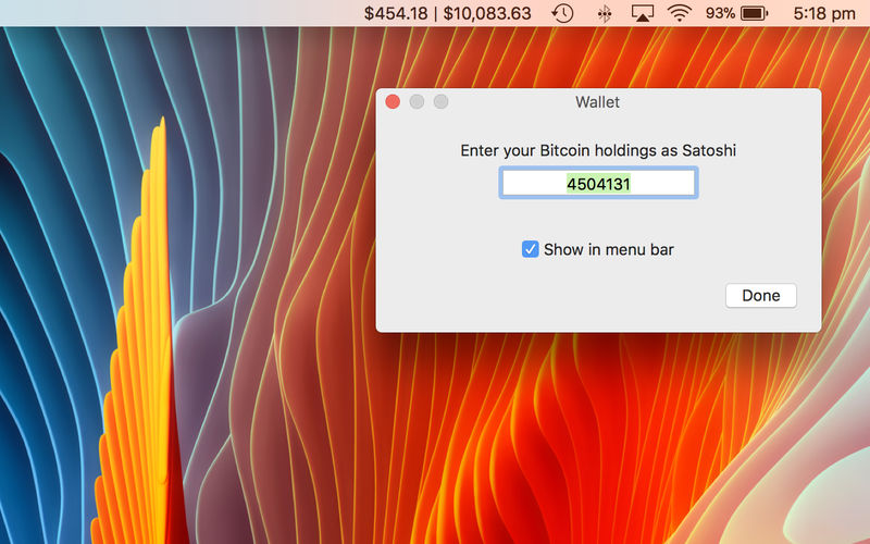 Bitcoin Bar 1.3.1 for Mac|Mac版下载 | 比特币行情