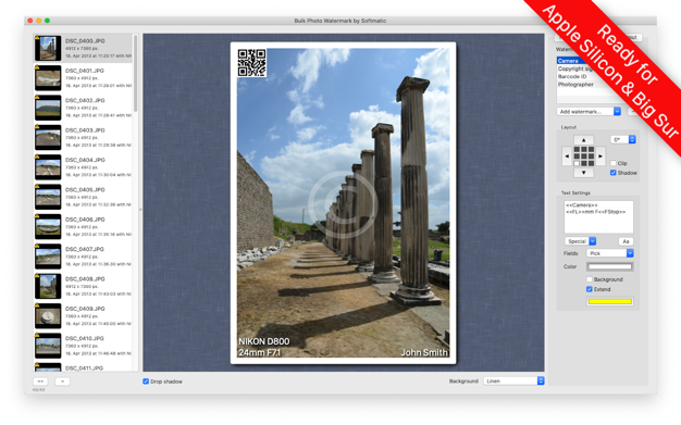 Bulk Photo Watermar鈥猭 2.0 for Mac|Mac版下载 | 批量添加图像水印