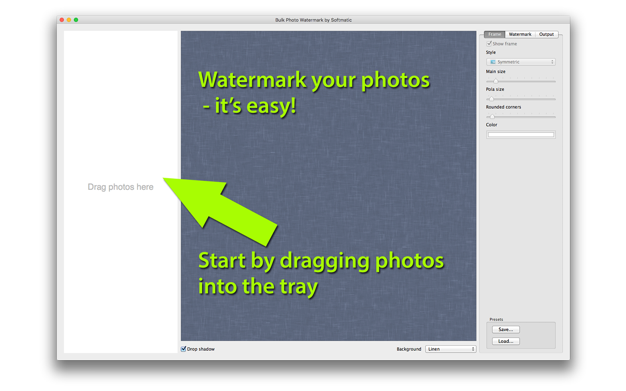 Bulk Photo Watermar鈥猭 2.0 for Mac|Mac版下载 | 批量添加图像水印