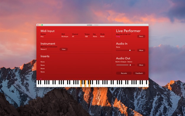 Live Performer 1.0.1 for Mac|Mac版下载 | 电子键盘