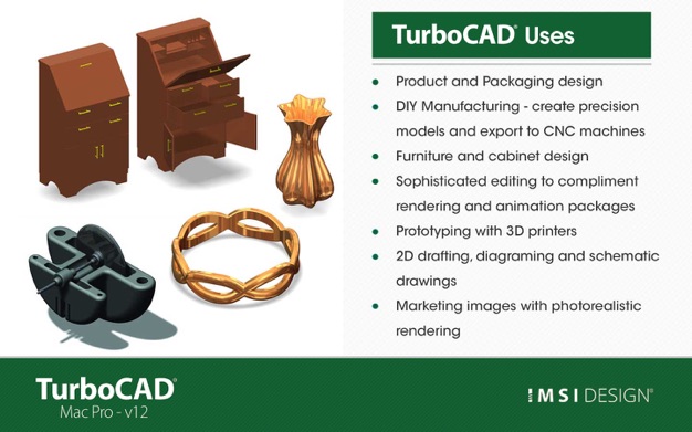 TurboCAD Pro 1鈥? 12.0.0 for Mac|Mac版下载 | CAD绘图软件