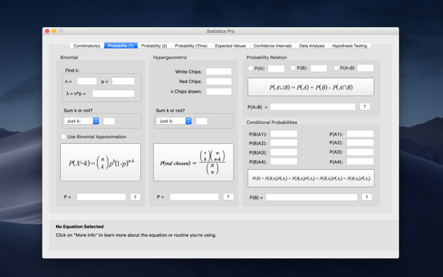 Statistics Pr鈥猳 1.4 for Mac|Mac版下载 | 统计学公式计算