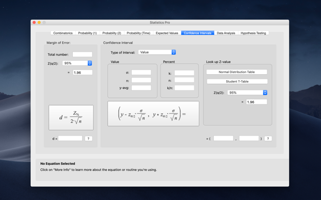 Statistics Pr鈥猳 1.4 for Mac|Mac版下载 | 统计学公式计算