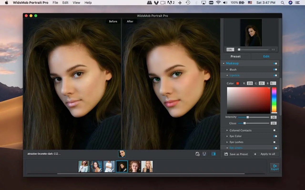 WidsMob Portrait Pro 2.4 for Mac|Mac版下载 | 摄影修图磨皮