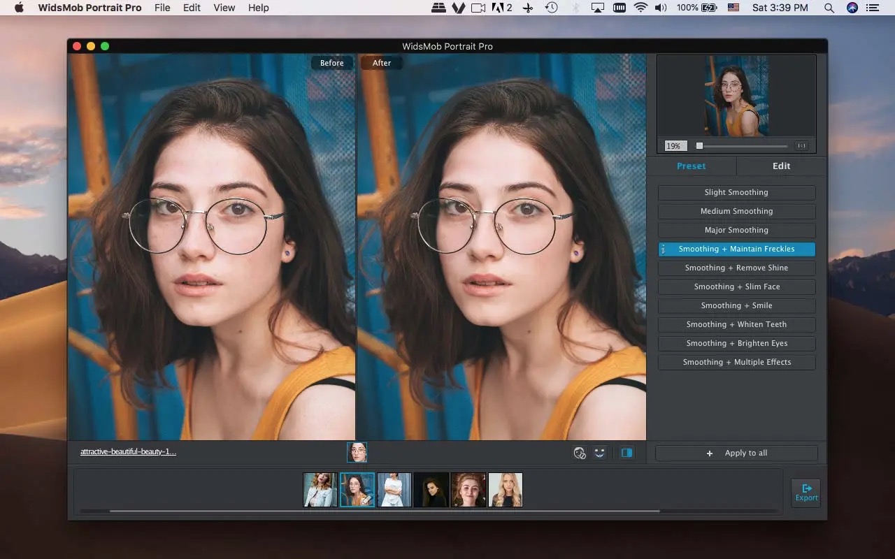 WidsMob Portrait Pro 2.4 for Mac|Mac版下载 | 摄影修图磨皮