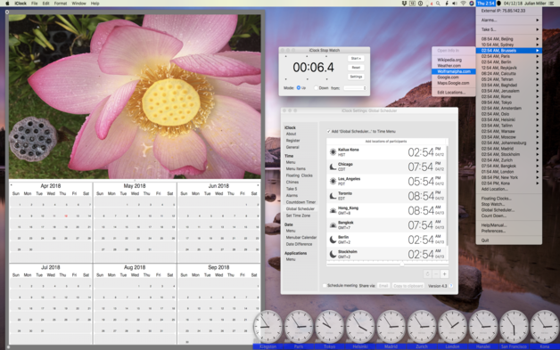 iClock 5.8.7 for Mac|Mac版下载 | 时钟、日历、闹钟