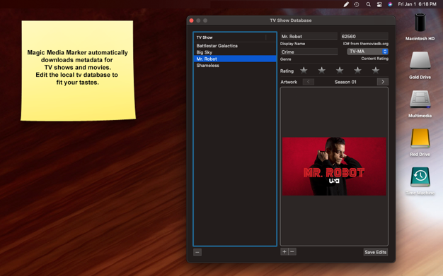 Magic Media Marker 3.3 for Mac|Mac版下载 | 视频元数据编辑工具