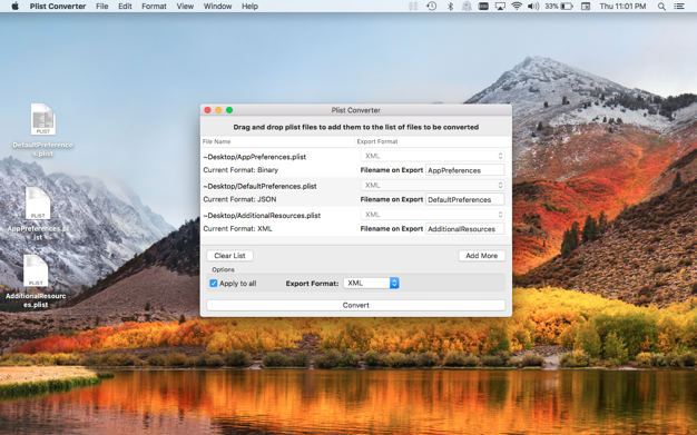 Plist Converter 1.4.1 for Mac|Mac版下载 | plist文件转换工具