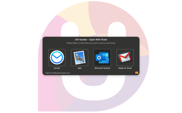 URI Handler - Open With Picker 1.8 for Mac|Mac版下载 | 选择打开特定链接的浏览器